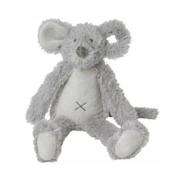 Happy Horse Mouse Mindy NO 1 Plush Baby Stuffed Animal Toy Gray 12" Baby Shower - Picture 11 of 11